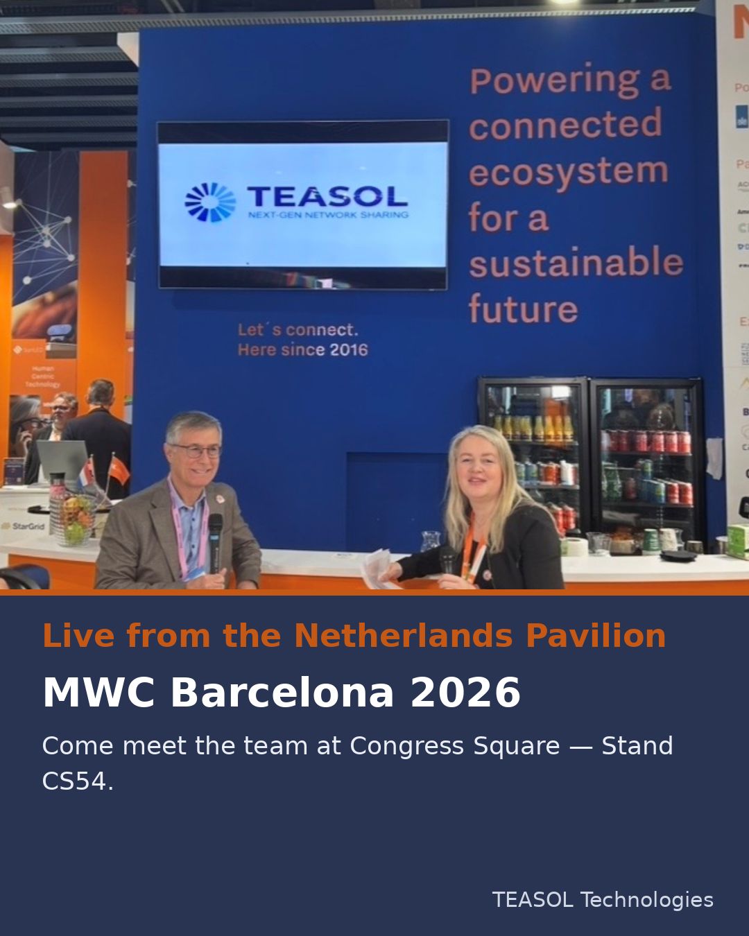 TEASOL at the Netherlands Pavilion, MWC Barcelona 2026